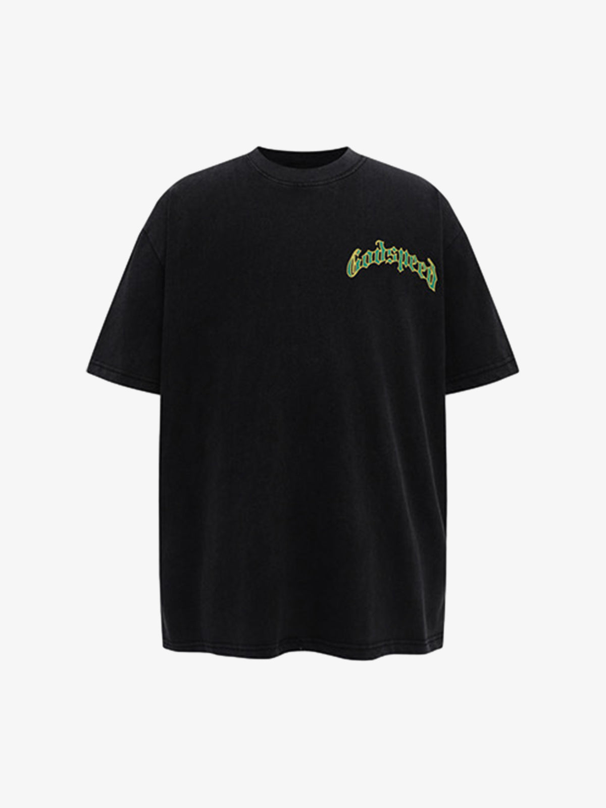 Mask Skull West Coast Hip-Hop Print T-shirt 
