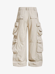 Pantalon brodé étoiles et léopard
