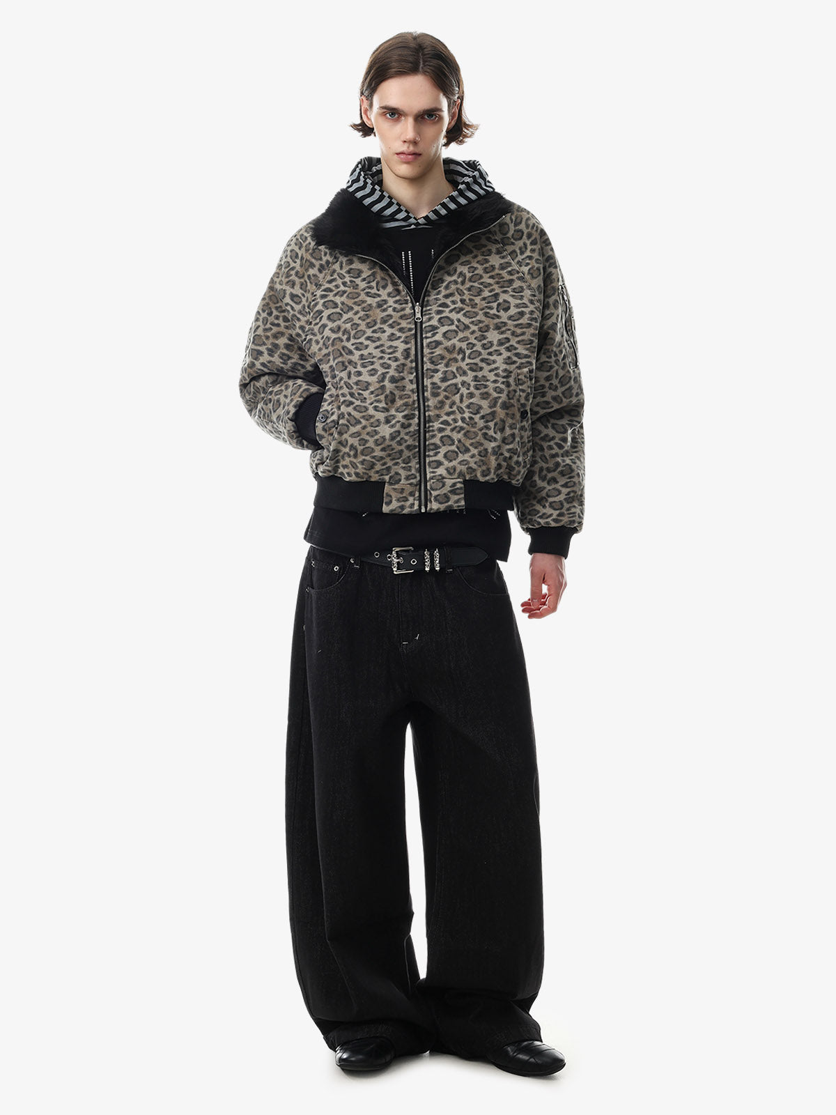 Leopard Reversible Faux-Fur Coat