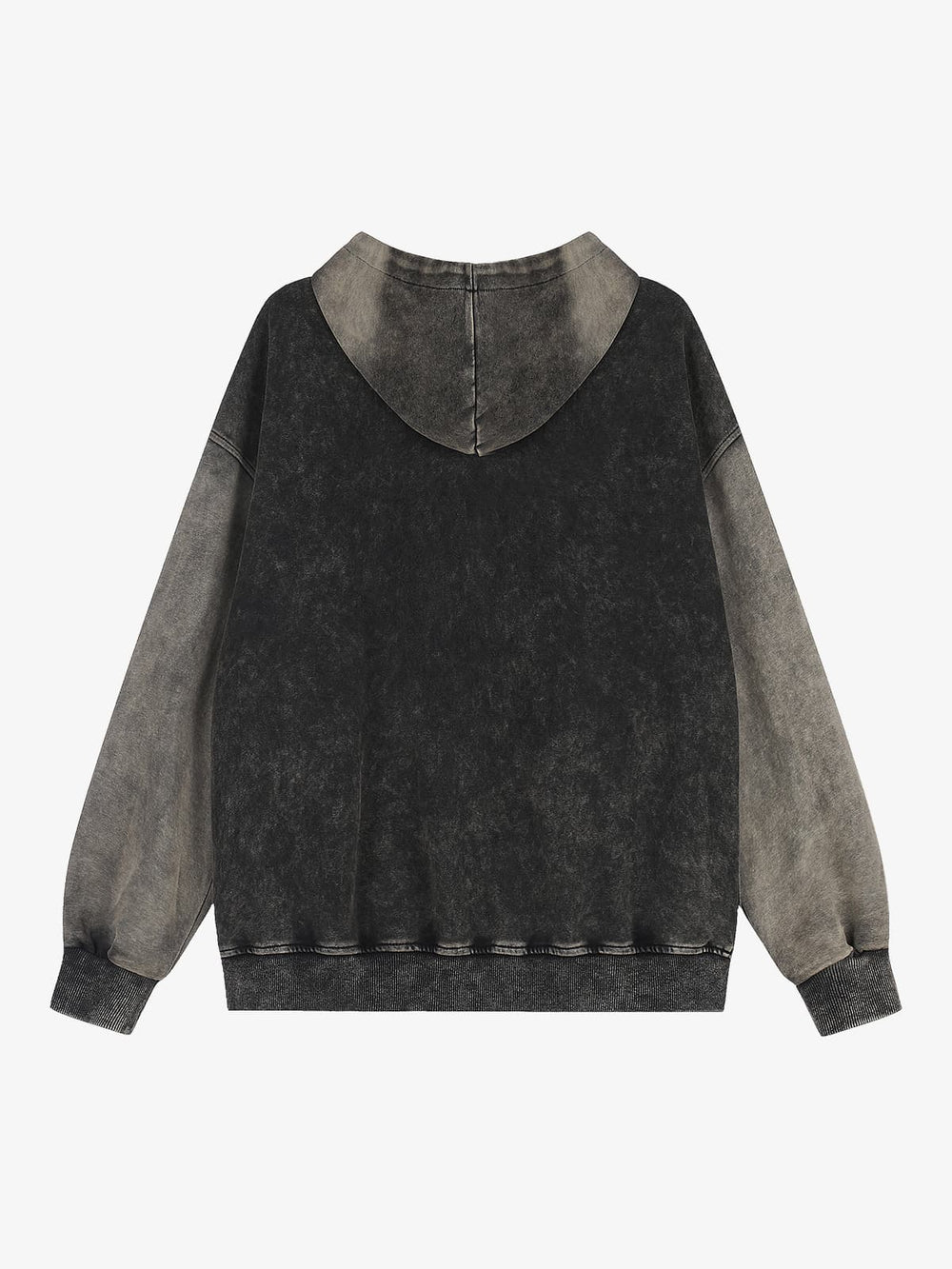 Horse Graphic Washed Distressed Hoodie