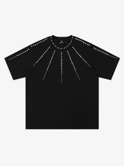 Perlenbesetztes T-Shirt