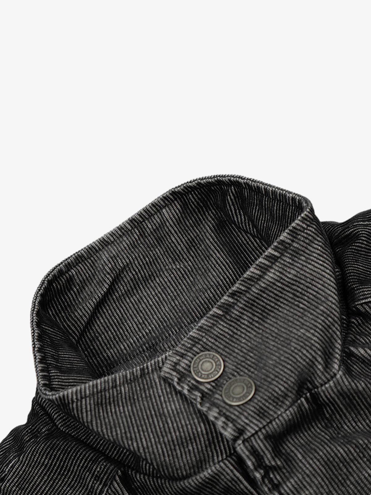 Embroidered Distressed Cropped Denim Biker Jacket