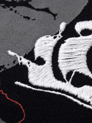 Columbus Graphic Raglan Long Sleeve Tee; Basic Black / S, Basic Black / M, Basic Black / L, Basic Black / XL, Basic Black / 2XL