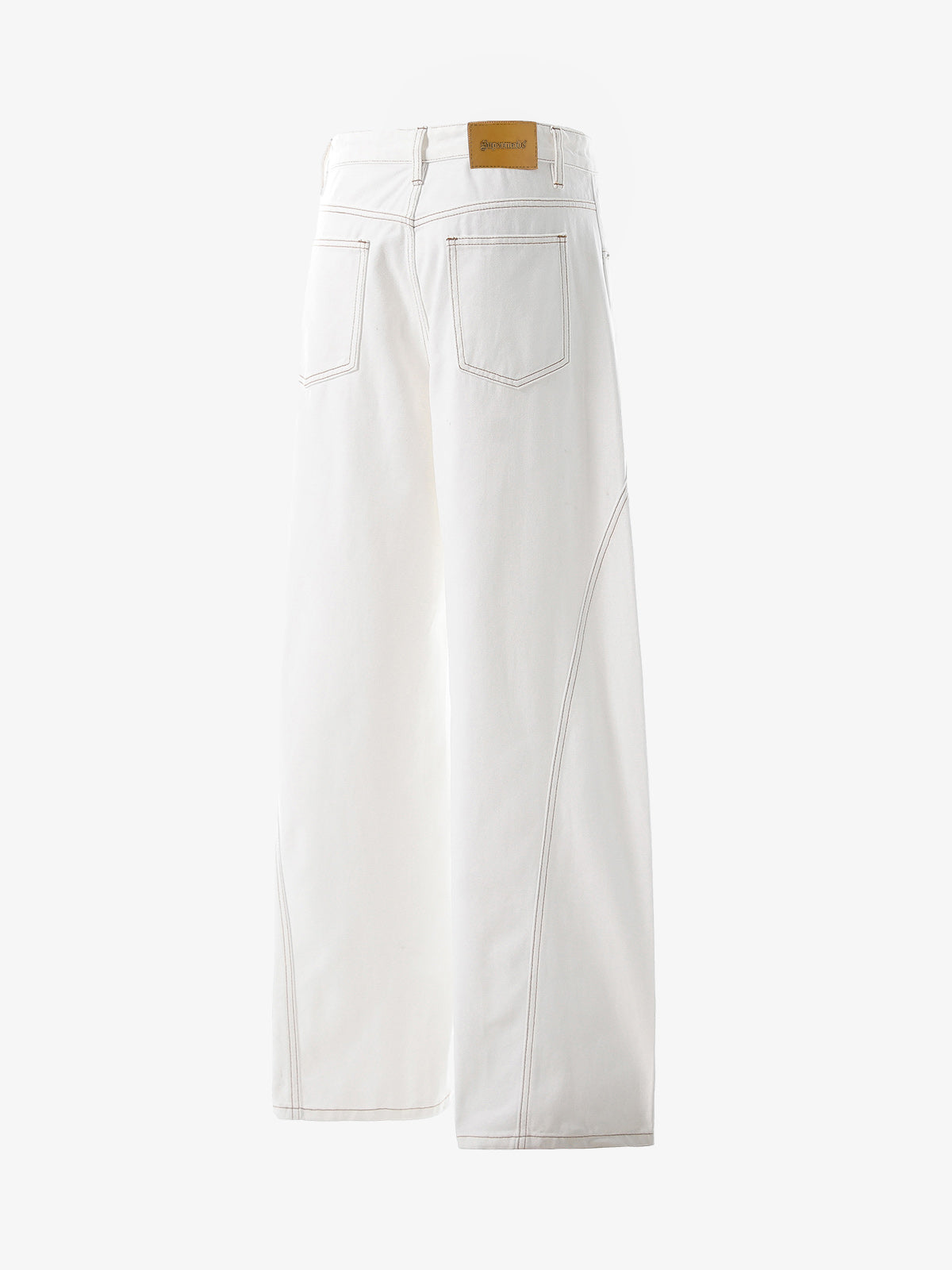 Reverse-Stitched Multi-Button Jeans 