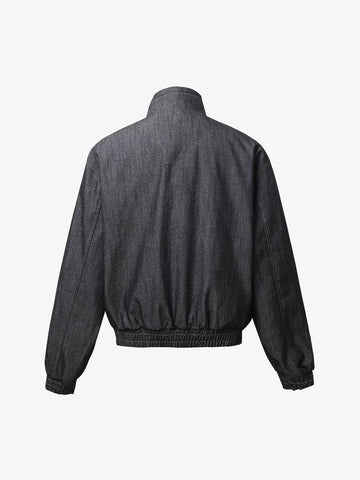 Washed Cropped Workwear Jacket