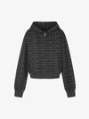 All-Over Letter Graphic Hoodie