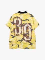 Polo-Shirt mit Camouflage-Stickerei