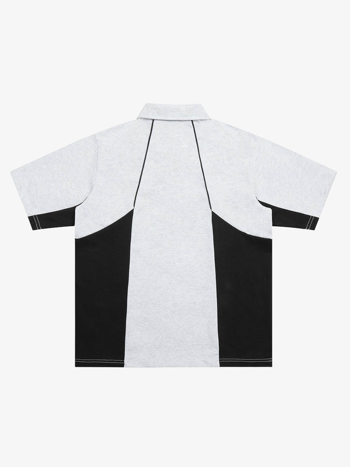 Tech-Panel Contrast Polo Shirt 