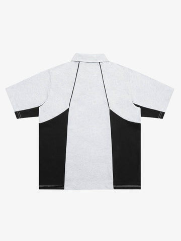 Tech-Panel Contrast Polo Shirt 