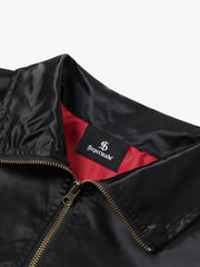Street Badge Embroidered Lapel Jacket