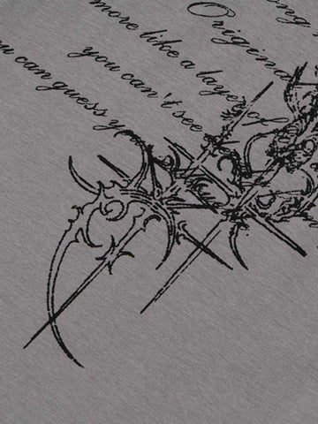 Cross Graphic Long Sleeve Tee