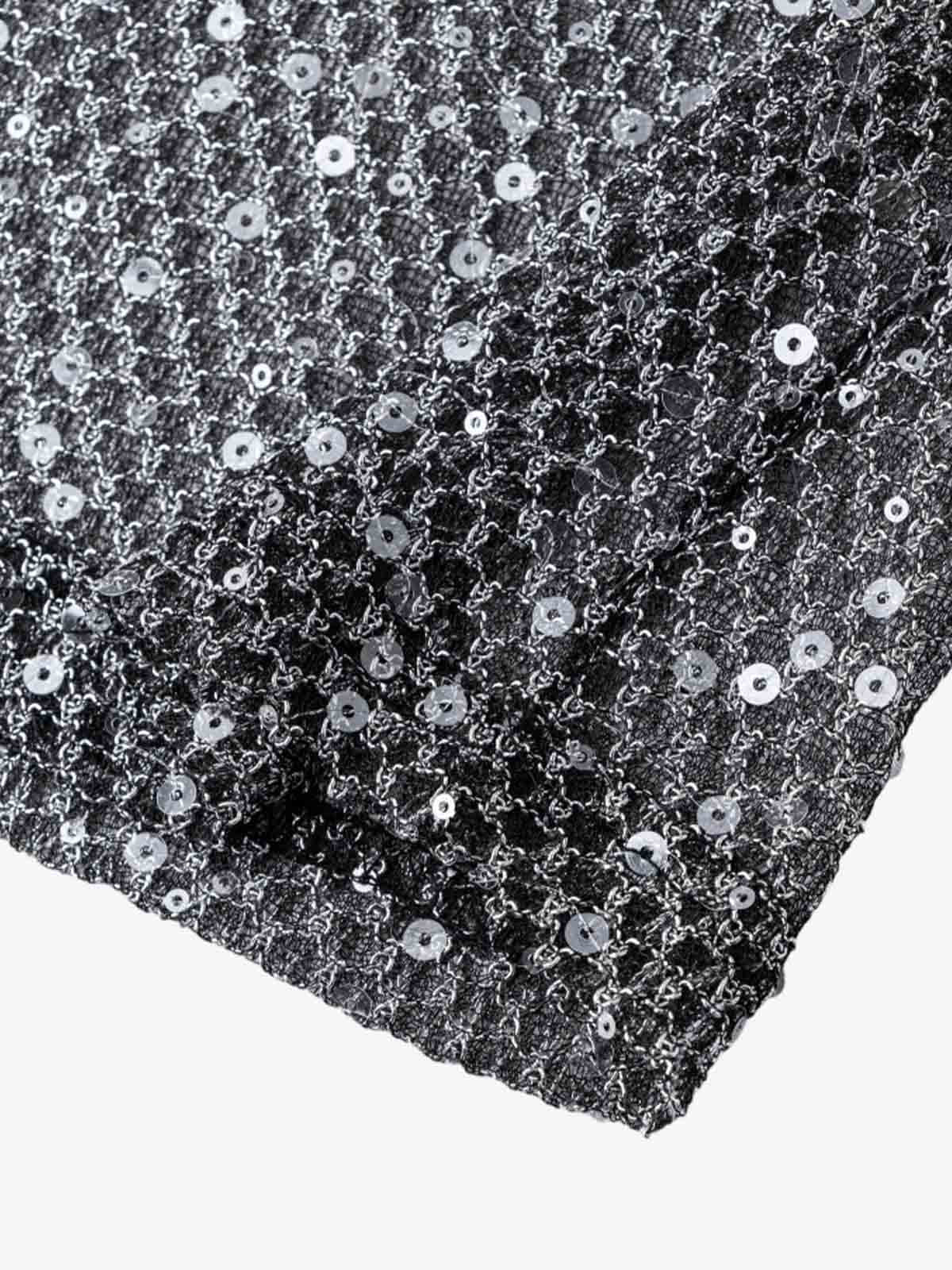Glitter Niche See-through Mesh T-shirt 