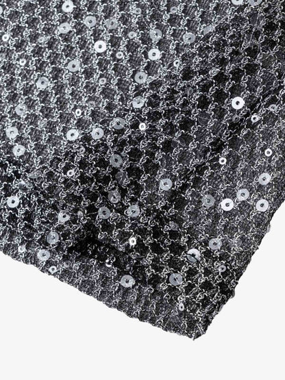 Glitter Niche See-through Mesh T-shirt 