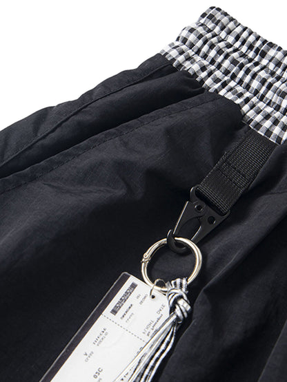 Double Waist Drawstring Baggy Cargo Pants 