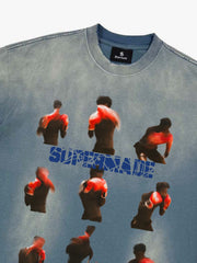 Washed Boxing Motion T-Shirt 
