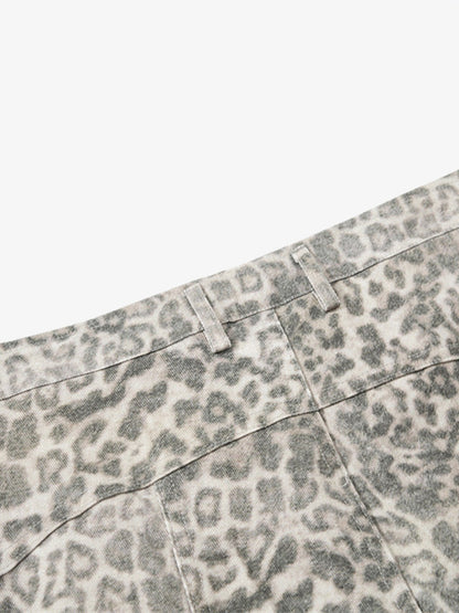 Leopard Print Wide Leg Pants - Trendy and Stylish for Everyday Wear 