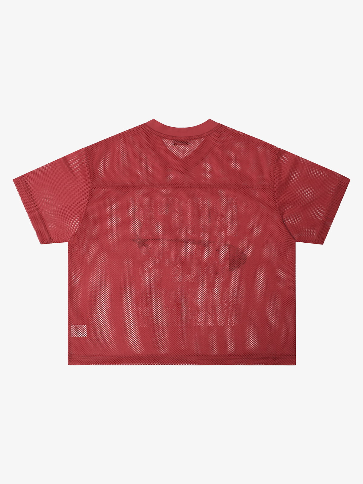 Mesh Rock Super Made V-Neck T-Shirt - Breathable Lightweight Streetwear Tee for Men 