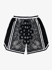Paisley Print Soccer Shorts 