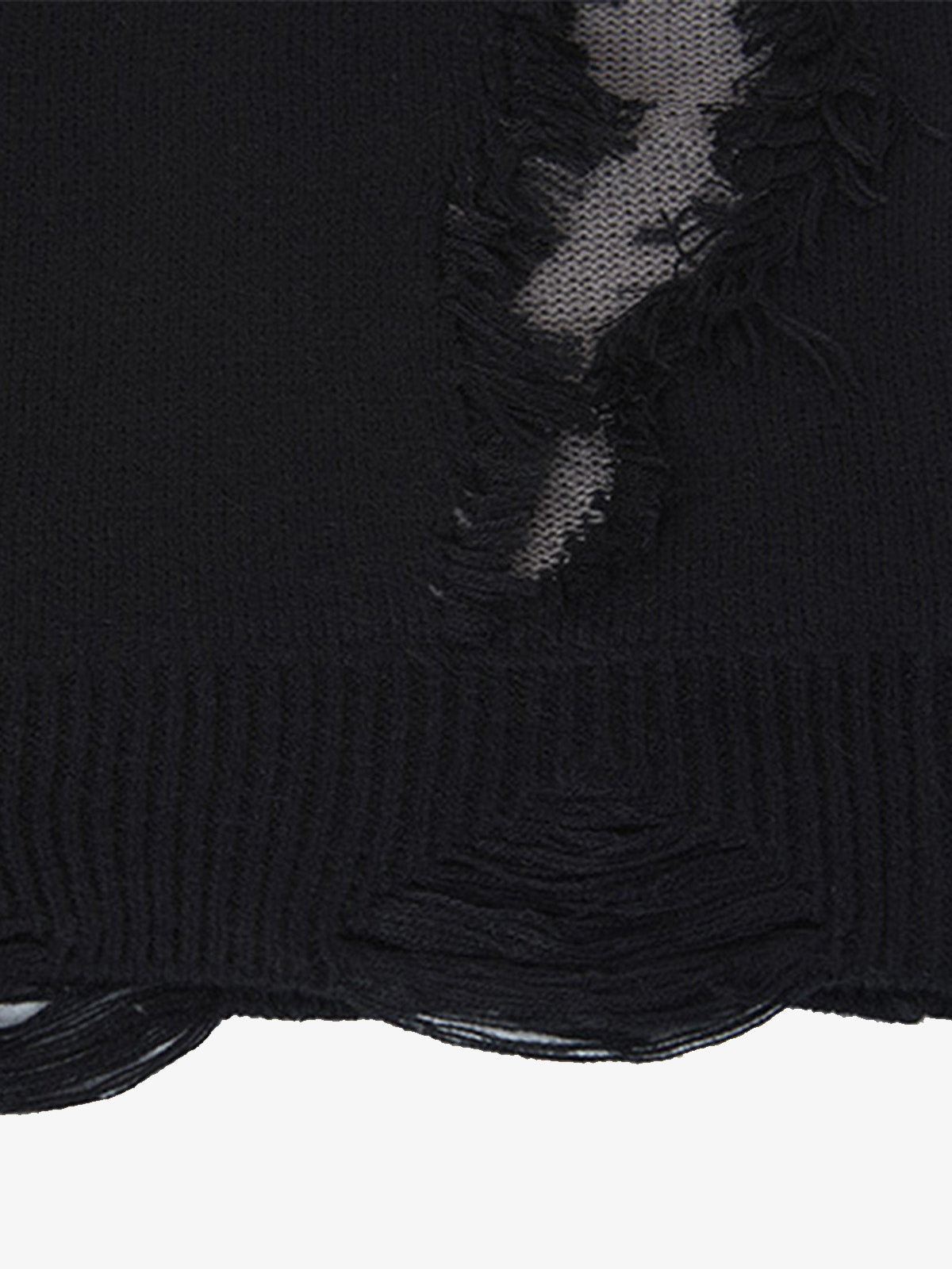 Skull Pattern Knit Sweater for Bold Fashion Statements 