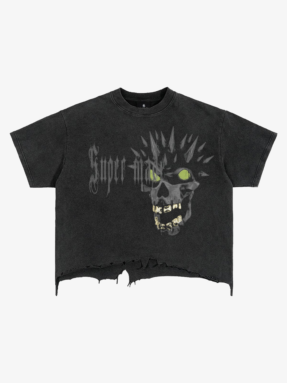 Skull Graphic Brushed Tee