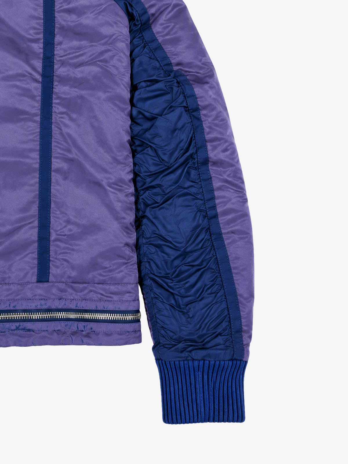 Multi-zipper Scorpion Print Nylon Jacket