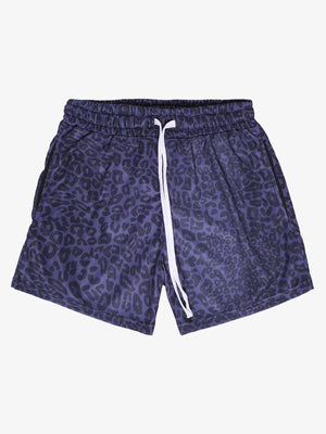 Short à cordon de serrage à motifs animaliers
