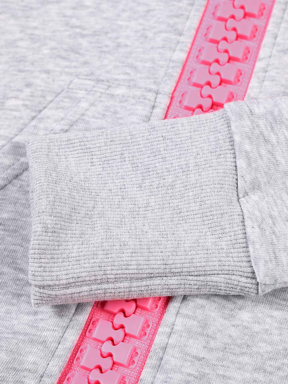 Big Zip Silm Zip-Up Hoodie