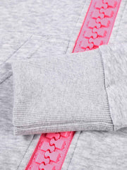 Big Zip Silm Zip-Up Hoodie