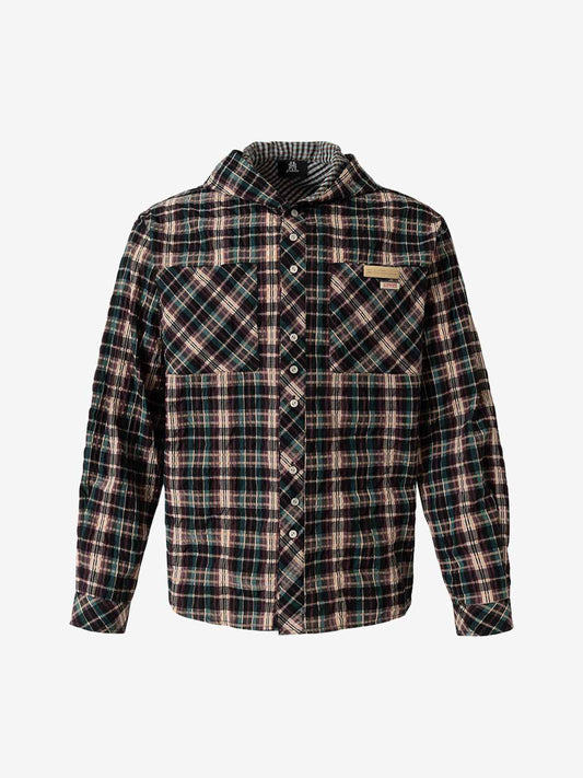 Classic Plaid Button-Up Shirt for Men - Perfect for Casual and Outdoor Adventures 