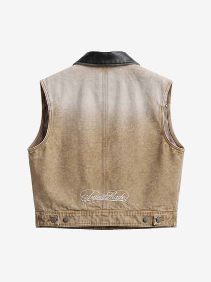 Vintage Washed Distressed Canvas Workwear Cargo Set