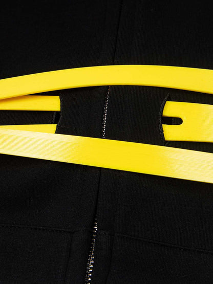 Cotton Blend Hoodie with Hair Clip Print Design for Men and Women 