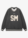 Appliqué Logo V-Neck Sweatshirt