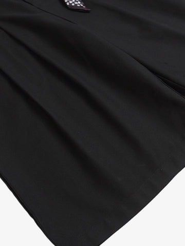Pleated Design Pendant Decoration Baggy Shorts - 2482 