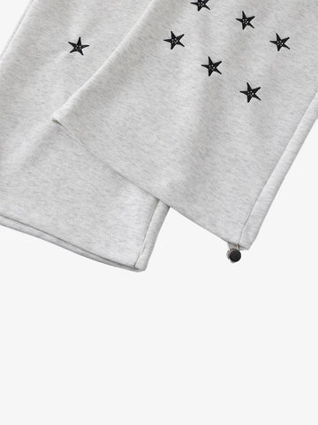 Star Embroidered Sweatpants