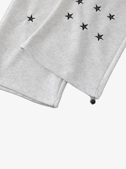 Star Embroidered Sweatpants