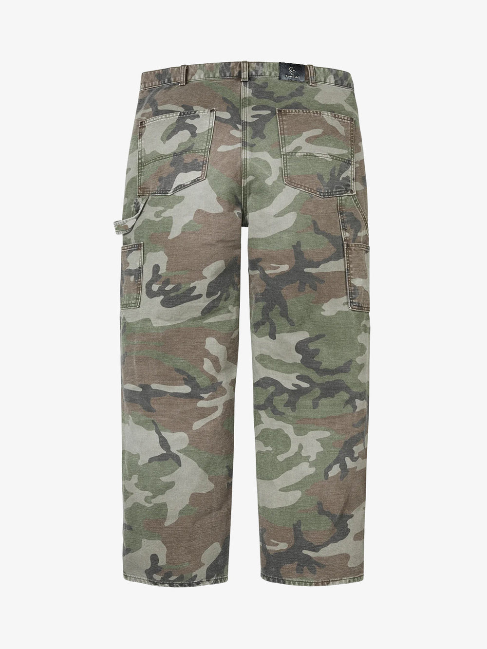 Gear Smiley Patch Camo Cargo Shorts