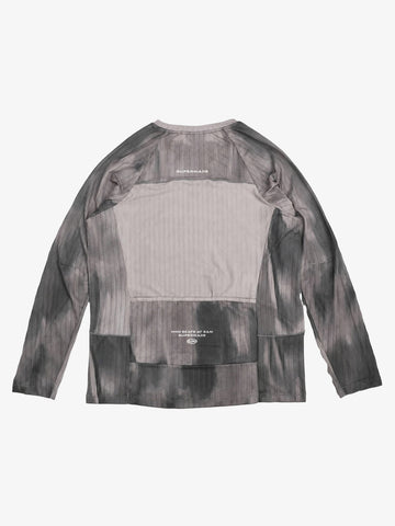 Tie-Dye Patchwork Long Sleeve Tee