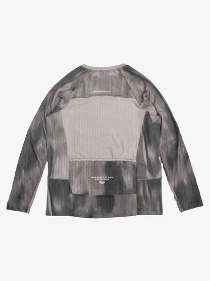 Tie-Dye Patchwork Long Sleeve Tee