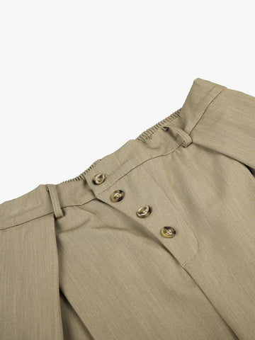 Pleated Suit Pants