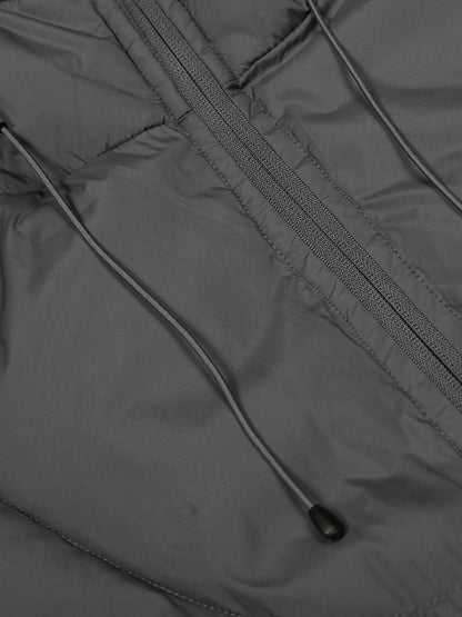 Lightweight Hooded Puffer Jacket for Winter and Fall - Essential Outdoor Wear with Adjustable Drawstring 