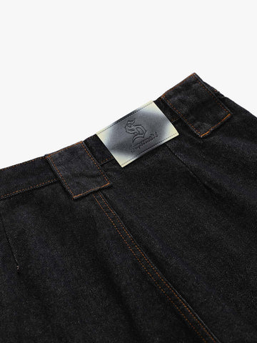 Vintage Contrast Stitch Cargo Shorts