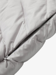 Asymmetrical Zip Quilted Coat