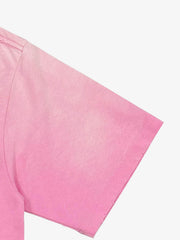 Retro Color-Blocked Lettering T-Shirt 