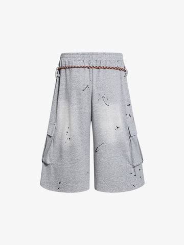 Graffiti Cropped Pants