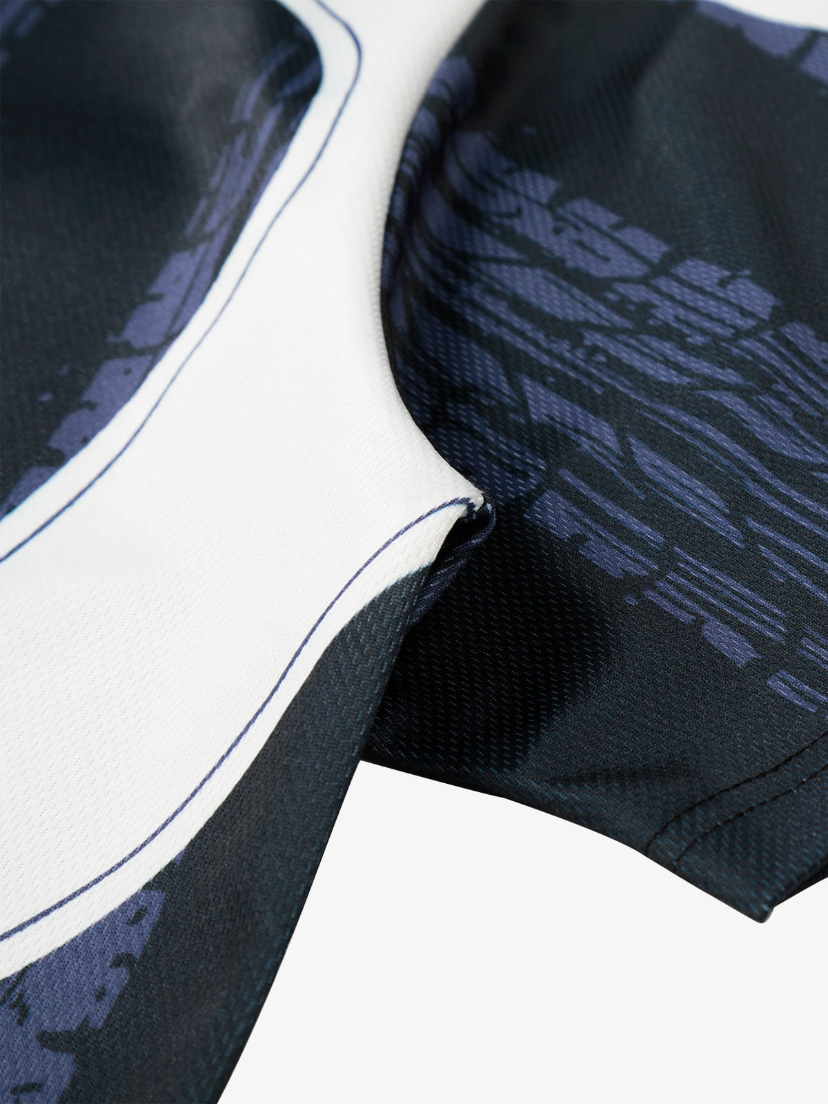 Polyester Sports Jersey with Graphic Print and V-Neck Design 