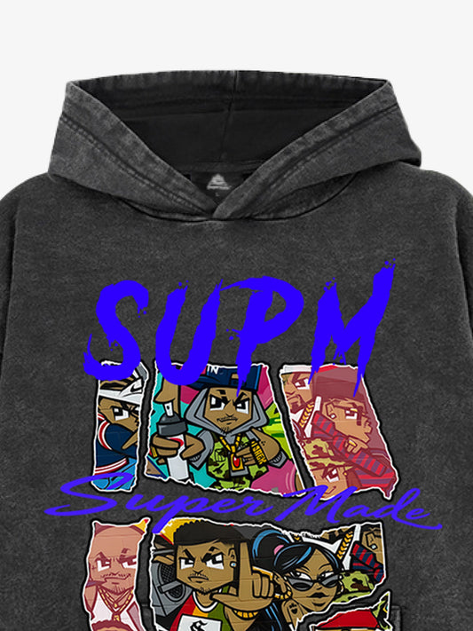 Stylish Graphic Hoodie with Vibrant Artwork for Casual Wear 