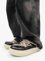 Five-Point Star Lace-Up Sneakers