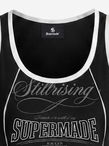 Number Logo Color Block Vest