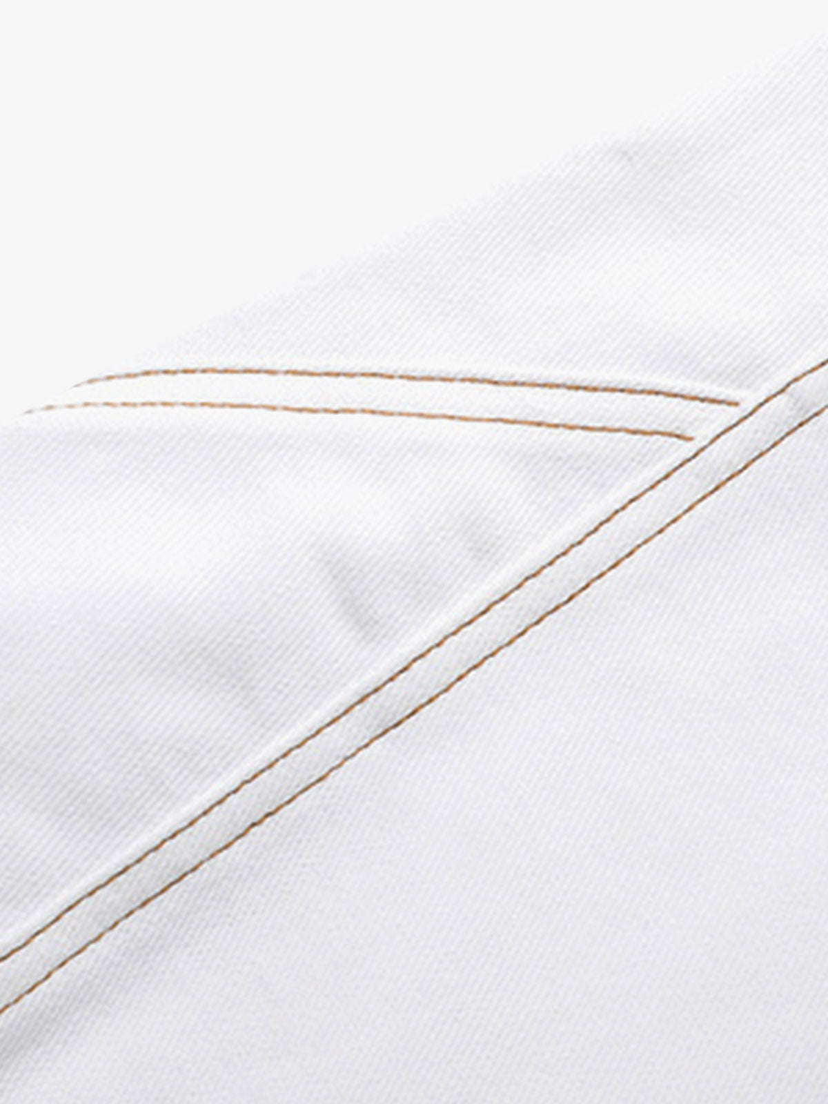 Reverse-Stitched Multi-Button Jeans 