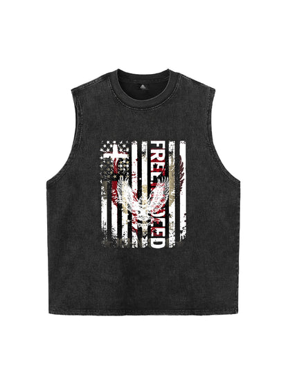 Orginal Eagle Flag Print Vest 